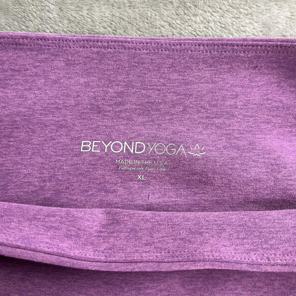 Beyond Yoga Skort Womens XL Purple Heather Pull On Built In Shorts Yoga Athletic - Picture 6 of 10